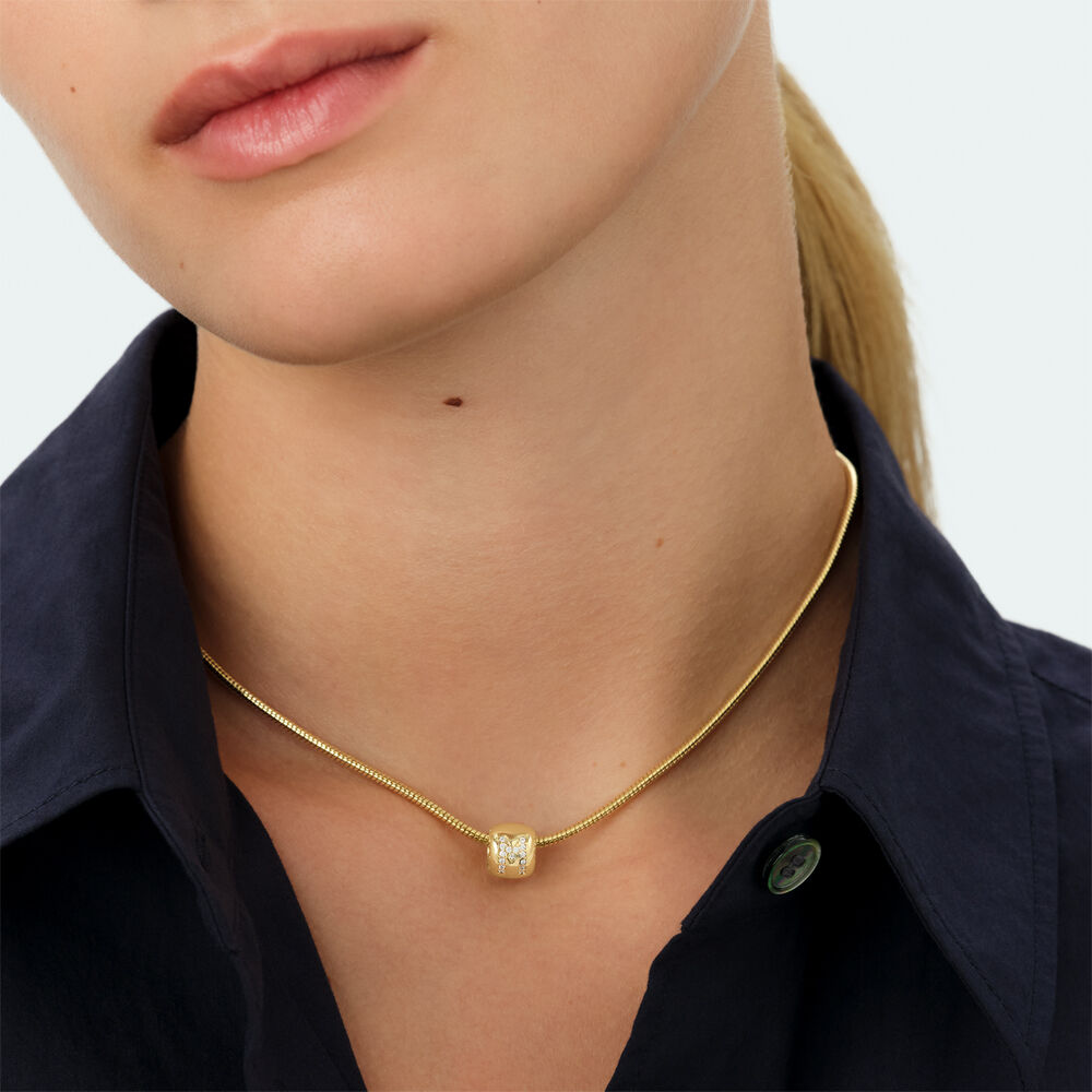 Colgante LUCKY - Cristal / Dorado - Joyas  | Agatha