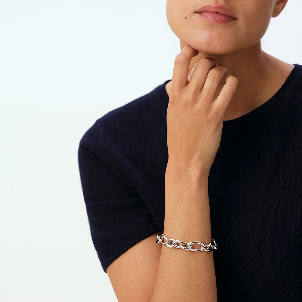 Pulsera de cadena LEA - Plateado - Pulsera de cadena  | Agatha