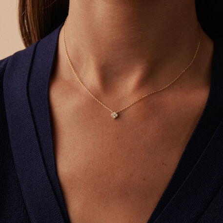 Collar corto BELOVED - Cristal / Dorado - Collares  | Agatha