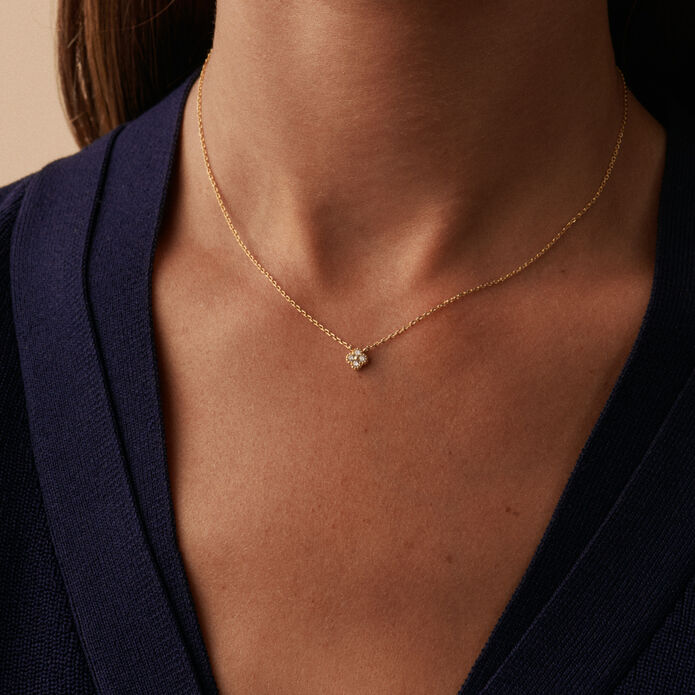 Collar corto BELOVED - Cristal / Dorado - Collares  | Agatha