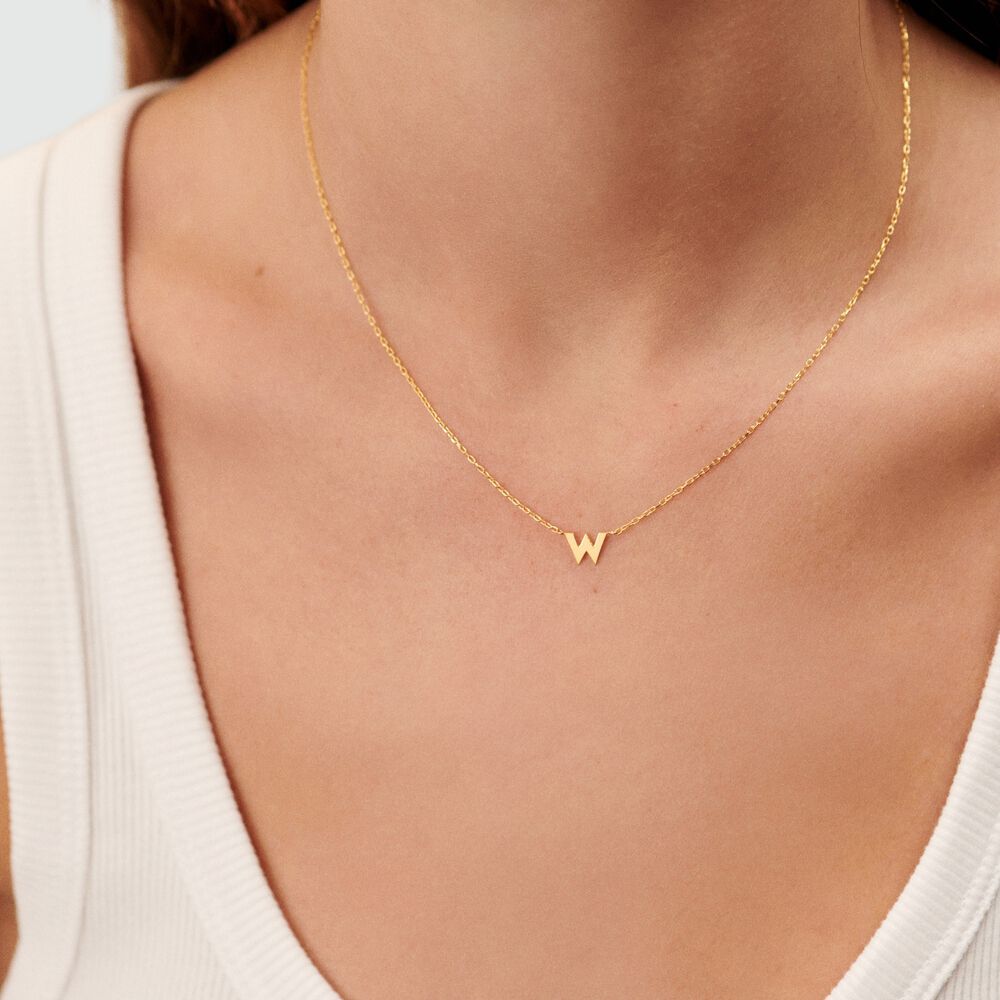 Collar corto ABC - Dorado - Collar corto  | Agatha