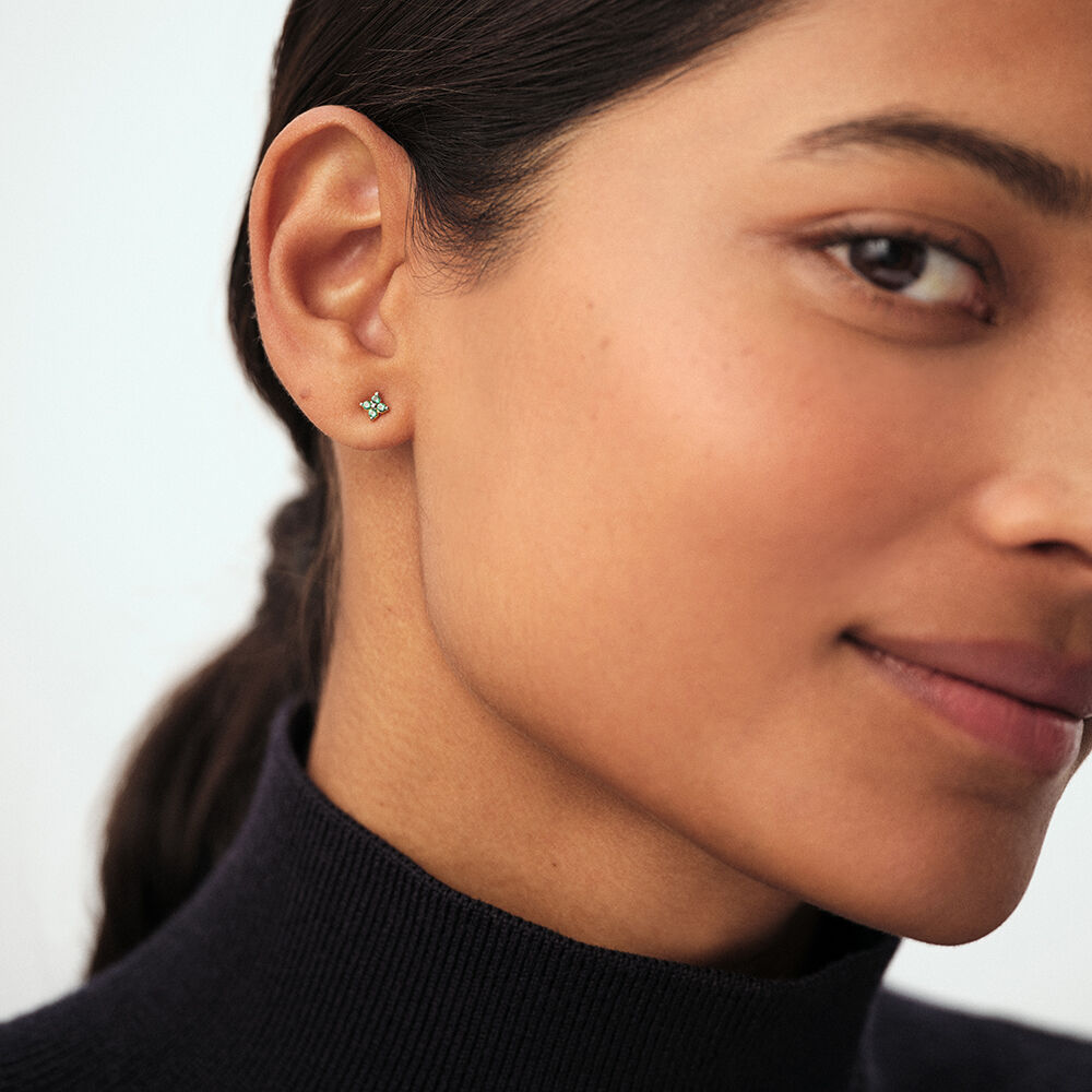 Piercing mini MIX& MATCH - Verde / Dorado - Piercings  | Agatha