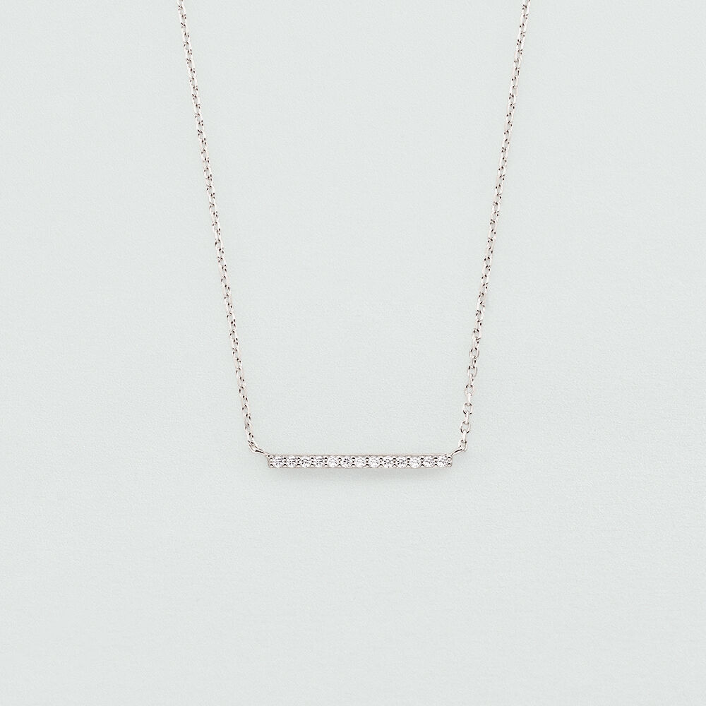 Collar corto BARSHINE - Cristal / Plateado - Collar corto  | Agatha