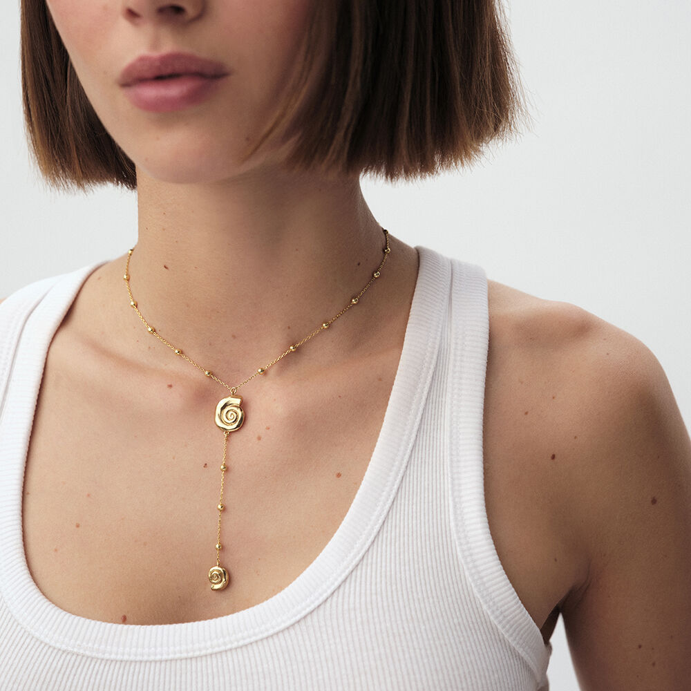 Collar largo TIARE - Dorado - Collar largo  | Agatha