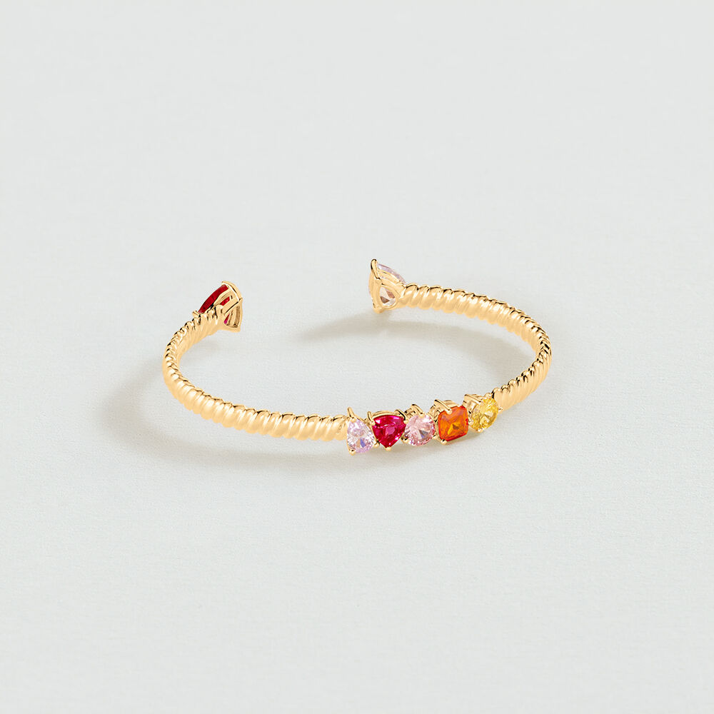 Pulsera r&iacute;gida NOUVELLE VAGUE - Multicolor / Oro - Pulsera r&iacute;gida  | Agatha
