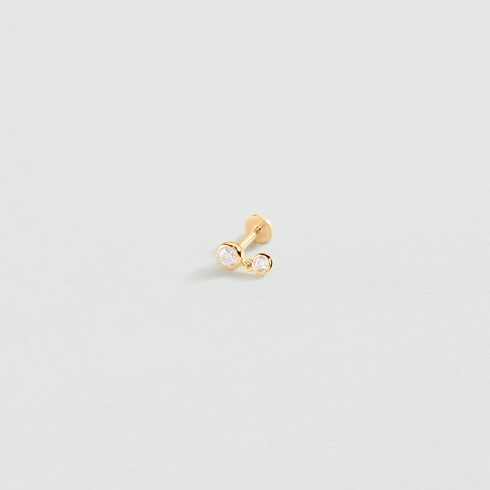 Piercing mini MIX & MATCH - Cristal / Dorado - Piercings  | Agatha