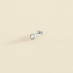 Piercing mini GRAINETTI - Cristal / Plateado - Piercings  | Agatha