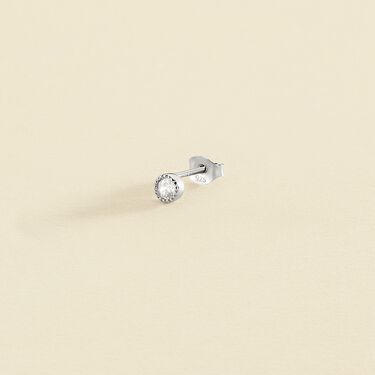 Piercing mini GRAINETTI - Cristal / Plateado - Piercings  | Agatha