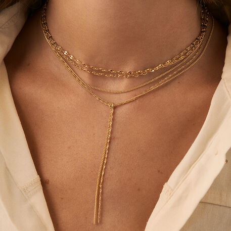 Collar midi NEBET - Dorado - Collares  | Agatha