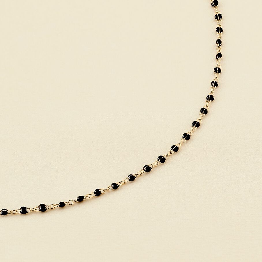 Collar corto SMARTY - Negro / Oro - Collares  | Agatha