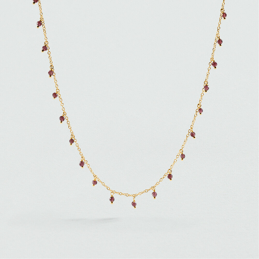 Collar corto ALMA - Granate - Collar corto  | Agatha
