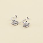 Criollas LUCKY EYE - Turquesa / Plata - Pendientes  | Agatha