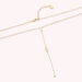 Collar midi PIRAMIDE - Cristal / Oro - Collares  | Agatha