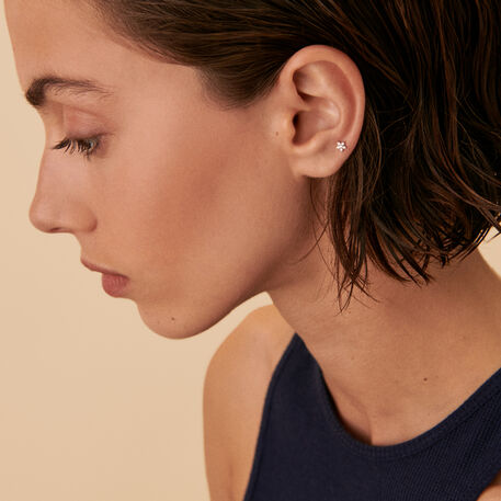 Piercing mini MIX & MATCH - Cristal / Plateado - Piercings  | Agatha