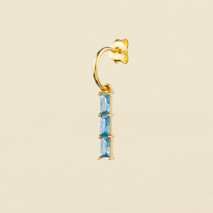 Piercing criolla LINEA - Azul Cielo - Piercings  | Agatha