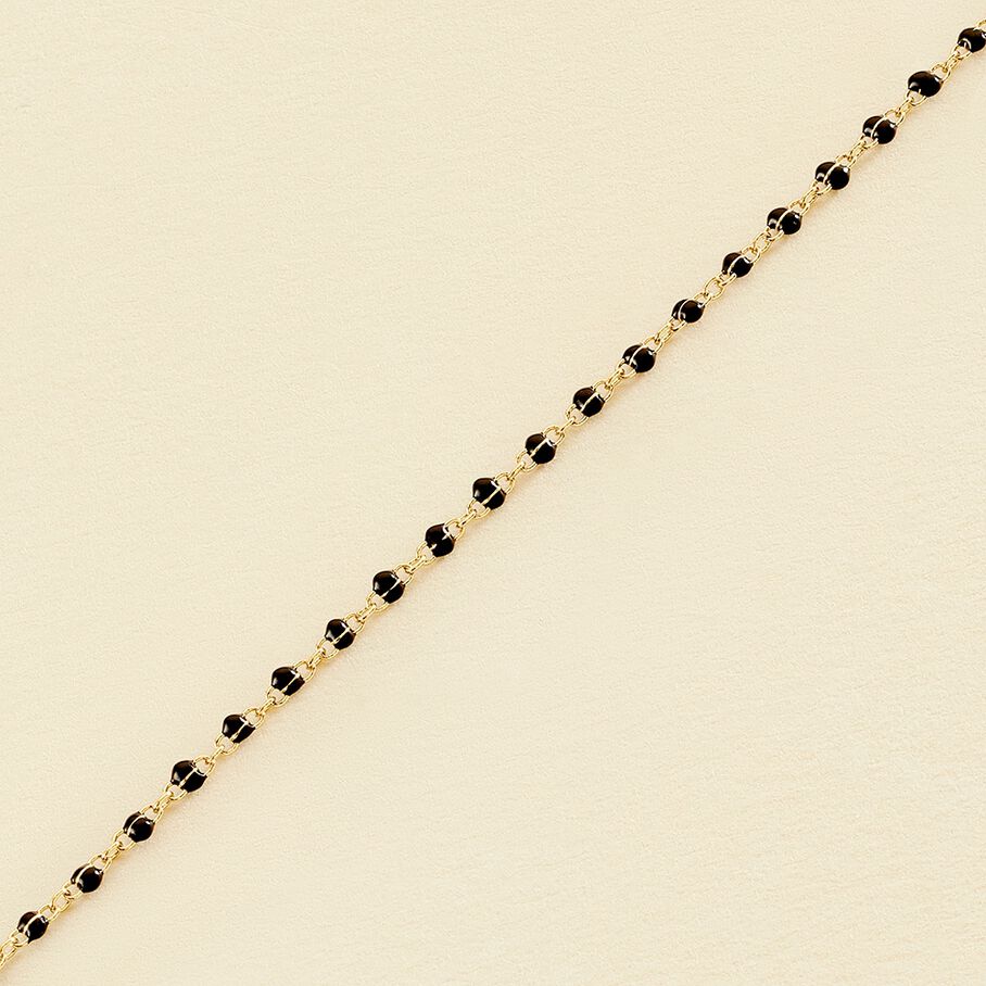Pulsera de cadena SMARTY - Negro / Oro - Pulseras  | Agatha