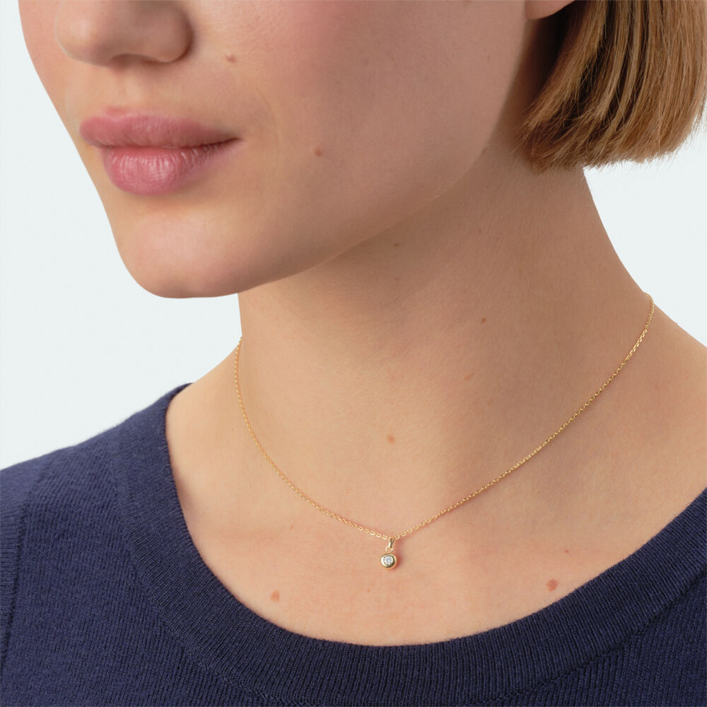 Collar midi OD&Eacute;ON - Cristal / Dorado - Collares  | Agatha