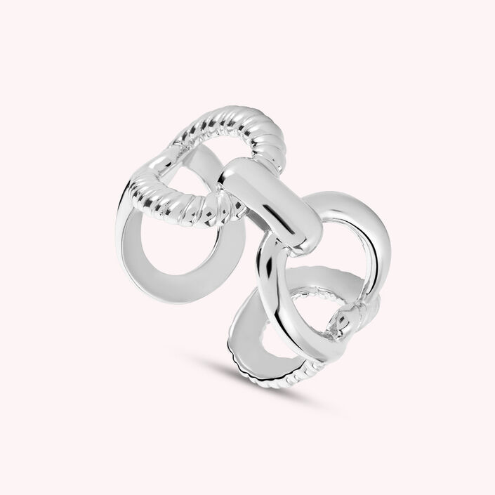 Anillo ajustable HARMONIE - Plata - Anillos  | Agatha