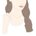 Collar corto LETTRE L - Cristal / Oro - Collares  | Agatha