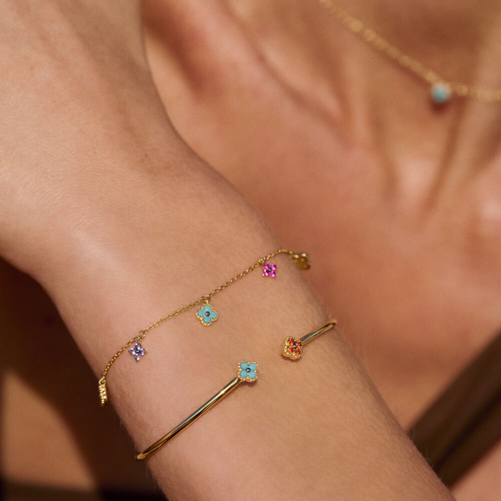 Pulsera rígida BELOVED - Multicolor / Oro - Pulsera rígida  | Agatha