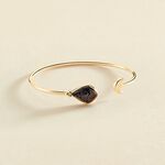 Pulsera rígida CREPUSCULE - Azul / Oro - Pulseras  | Agatha