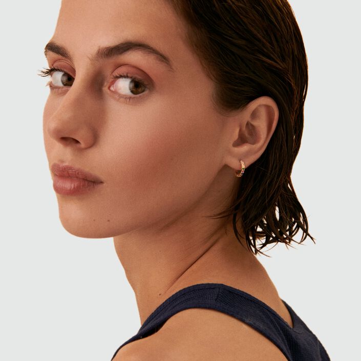 Piercing criolla COLORFUL - Multicolor / Oro - Piercings  | Agatha