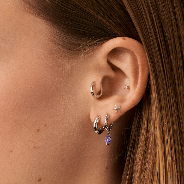 Piercing criolla DODUE - Plata - Piercings  | Agatha