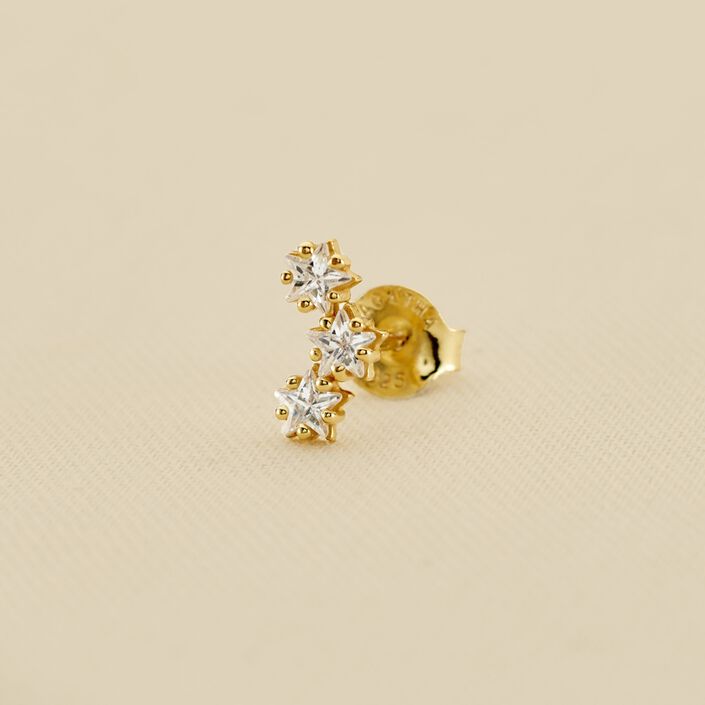 Piercing mini SHINE - Cristal / Dorado - Piercings  | Agatha