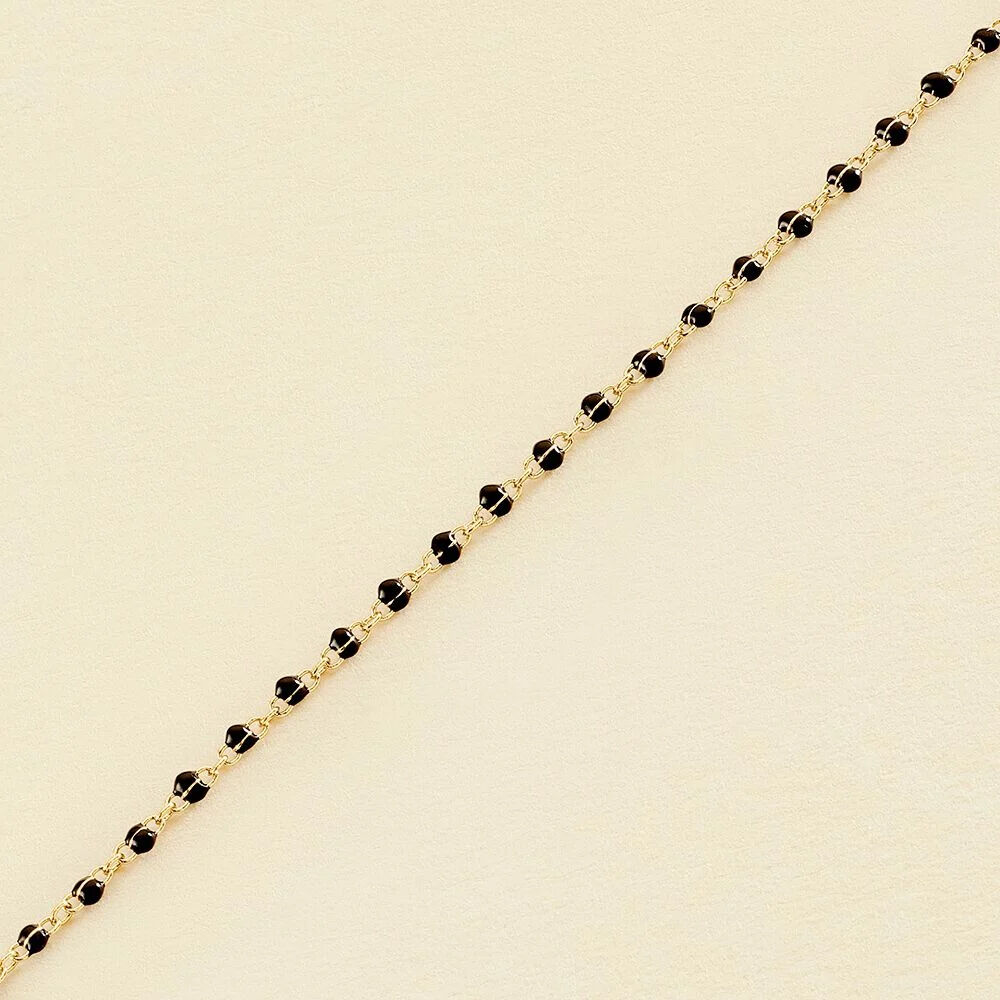 Pulsera de cadena SMARTY - Negro / Oro - Pulseras  | Agatha