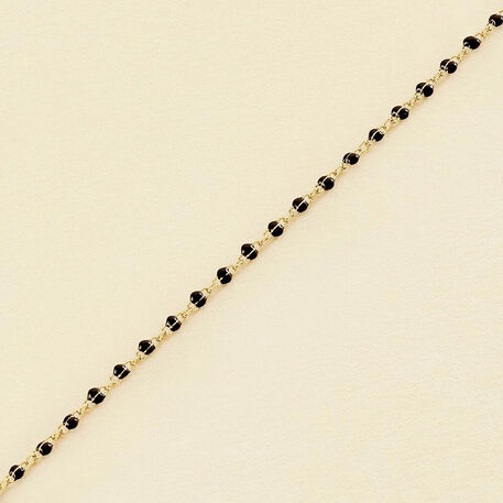 Pulsera de cadena SMARTY - Negro / Oro - Pulseras  | Agatha