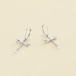 Pendientes largos DRAGONFLY - Plateado - Pendientes  | Agatha