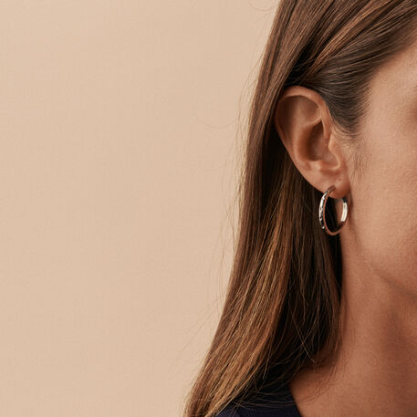 Criollas ALIANZA - Cristal / Plateado - Pendientes  | Agatha