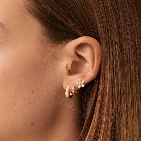 Piercing mini MIX & MATCH - Blanco / Oro - Piercings  | Agatha