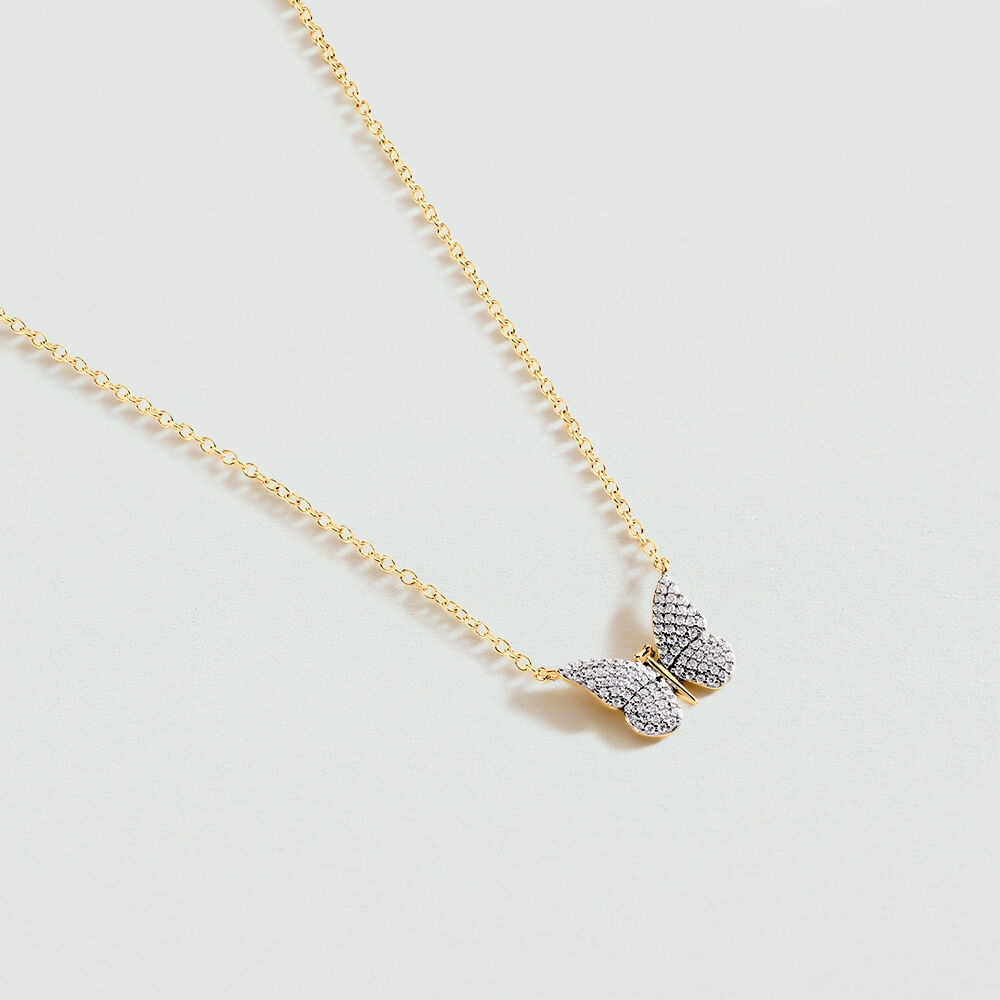Collar corto TINY - Oro / Gris - Collar corto  | Agatha