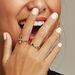 Anillo fino LUCES - Multicolor / Oro - Anillos  | Agatha