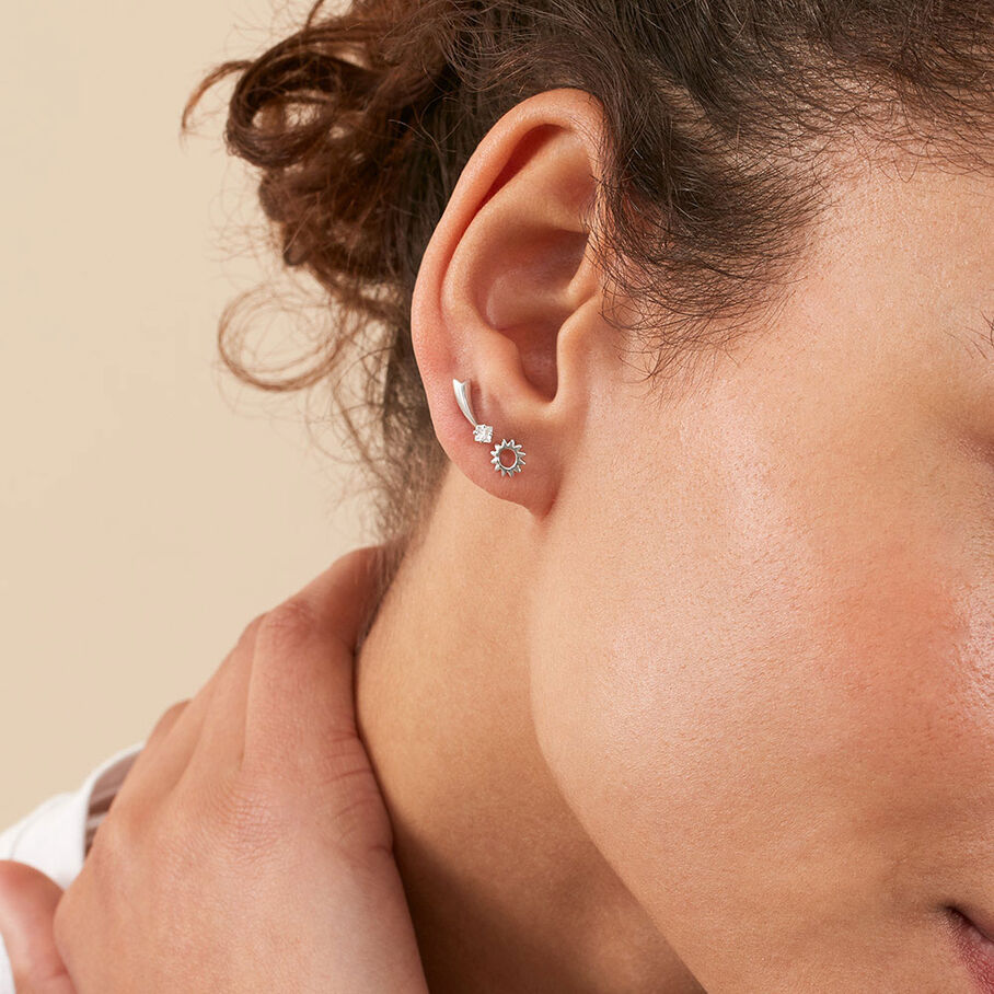 Piercing mini - Cristal Plateado 02321251-136-TU Agatha