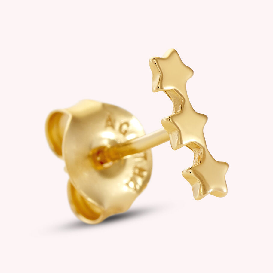 Piercing mini TRIOSTAR - Dorado - Piercings  | Agatha