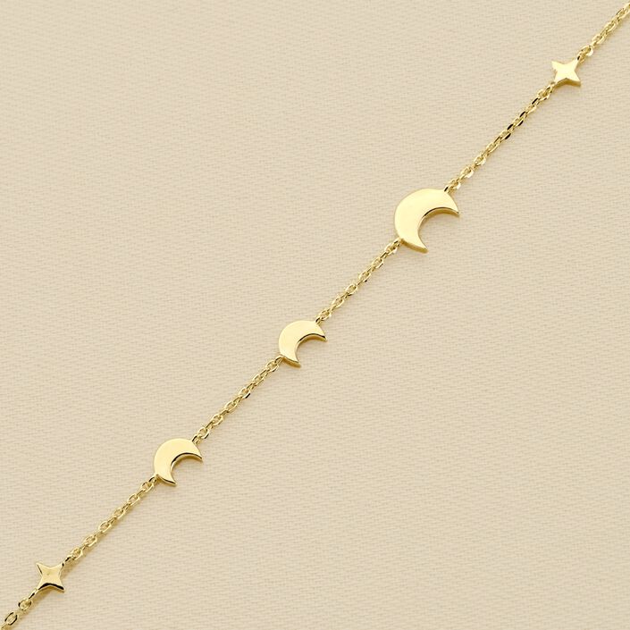 Pulsera de cadena LUNAISON - Dorado - Pulseras  | Agatha
