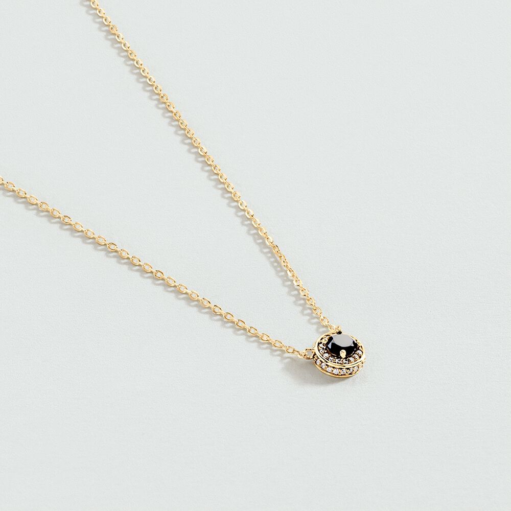 Collar corto IMPERIAL - Negro / Oro - Collar corto  | Agatha