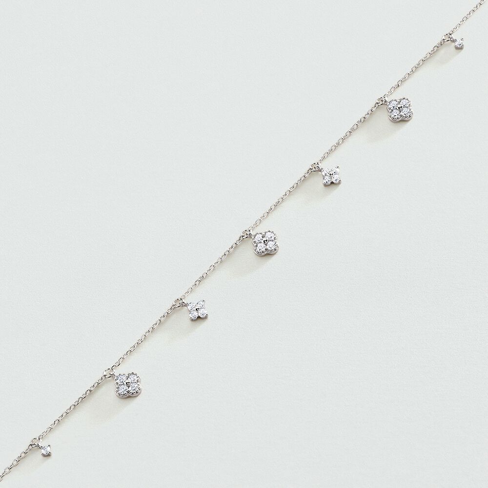 Pulsera de cadena BELOVED - Cristal / Plateado - Pulsera de cadena  | Agatha