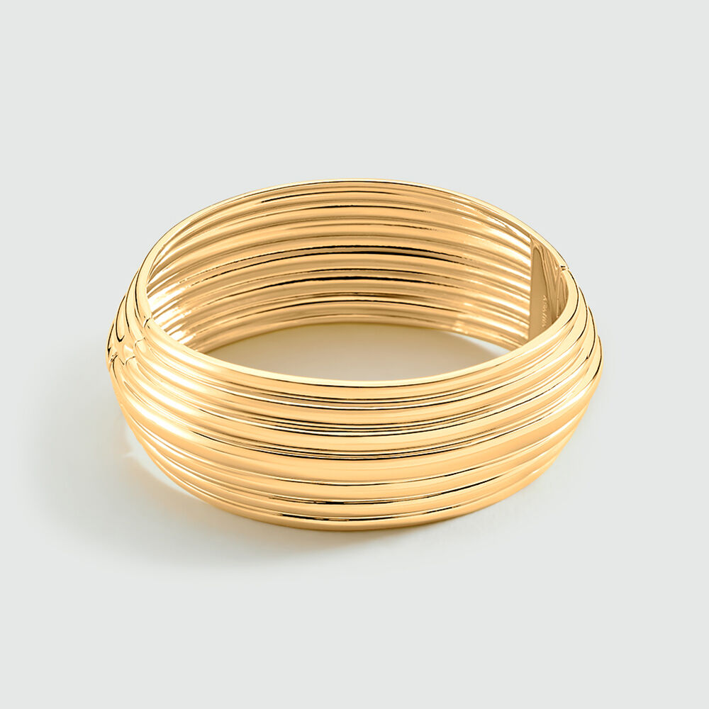 Pulsera esclava N-13 - Dorado - Sin piedra  | Agatha