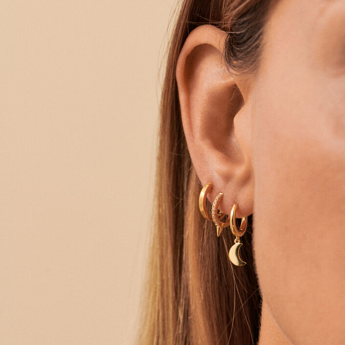 Piercing criolla CRIOLUNA - Dorado - Piercings  | Agatha