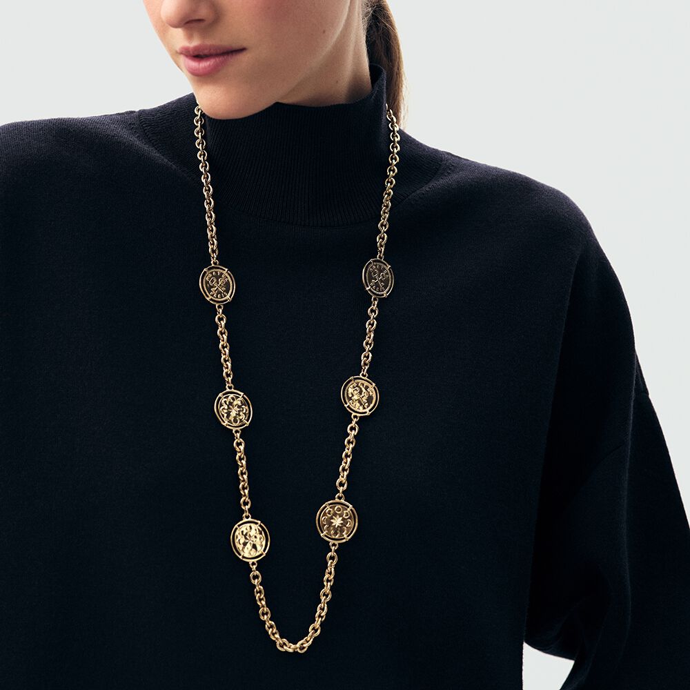 Collar largo 1974 - Dorado - Collar de fantasía  | Agatha