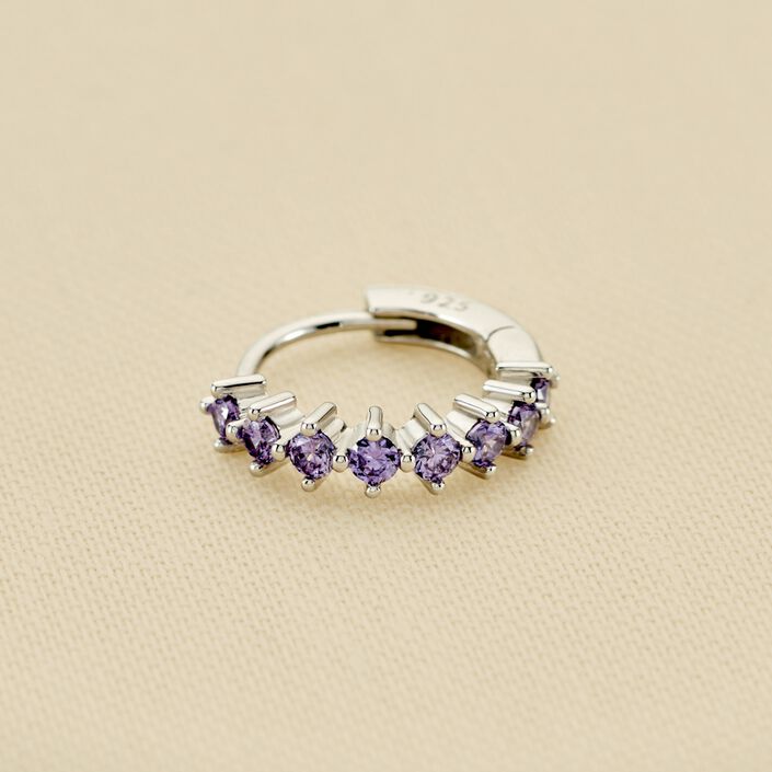 Piercing criolla RADIANTE - Lila - Piercings  | Agatha