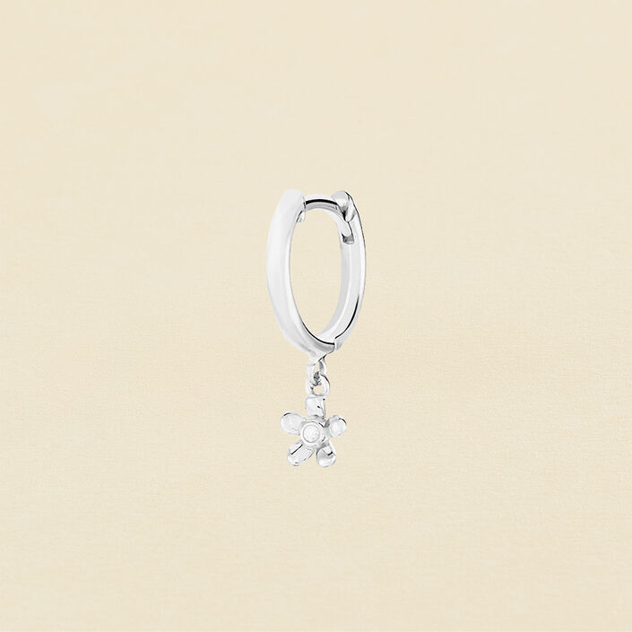 Piercing criolla MIX & MATCH - Cristal / Plateado - Piercings  | Agatha
