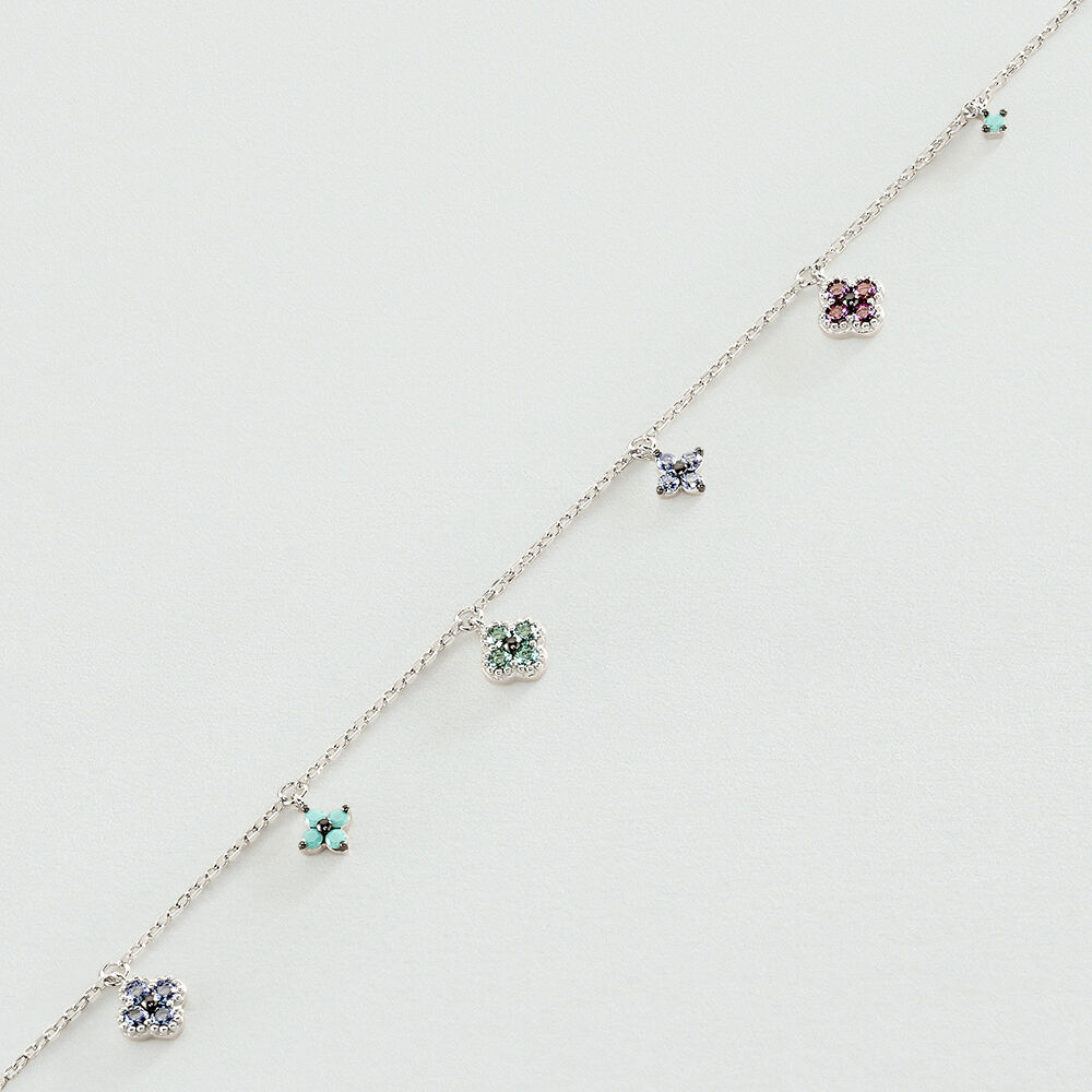 Pulsera de cadena BELOVED - Multicolor / Plata - Pulsera de cadena  | Agatha