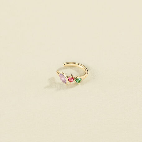 Ear cuff AMAS - Multicolor / Oro - Piercings  | Agatha