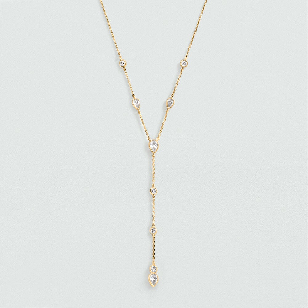 Collar midi CANDY - Cristal / Dorado - Collares  | Agatha