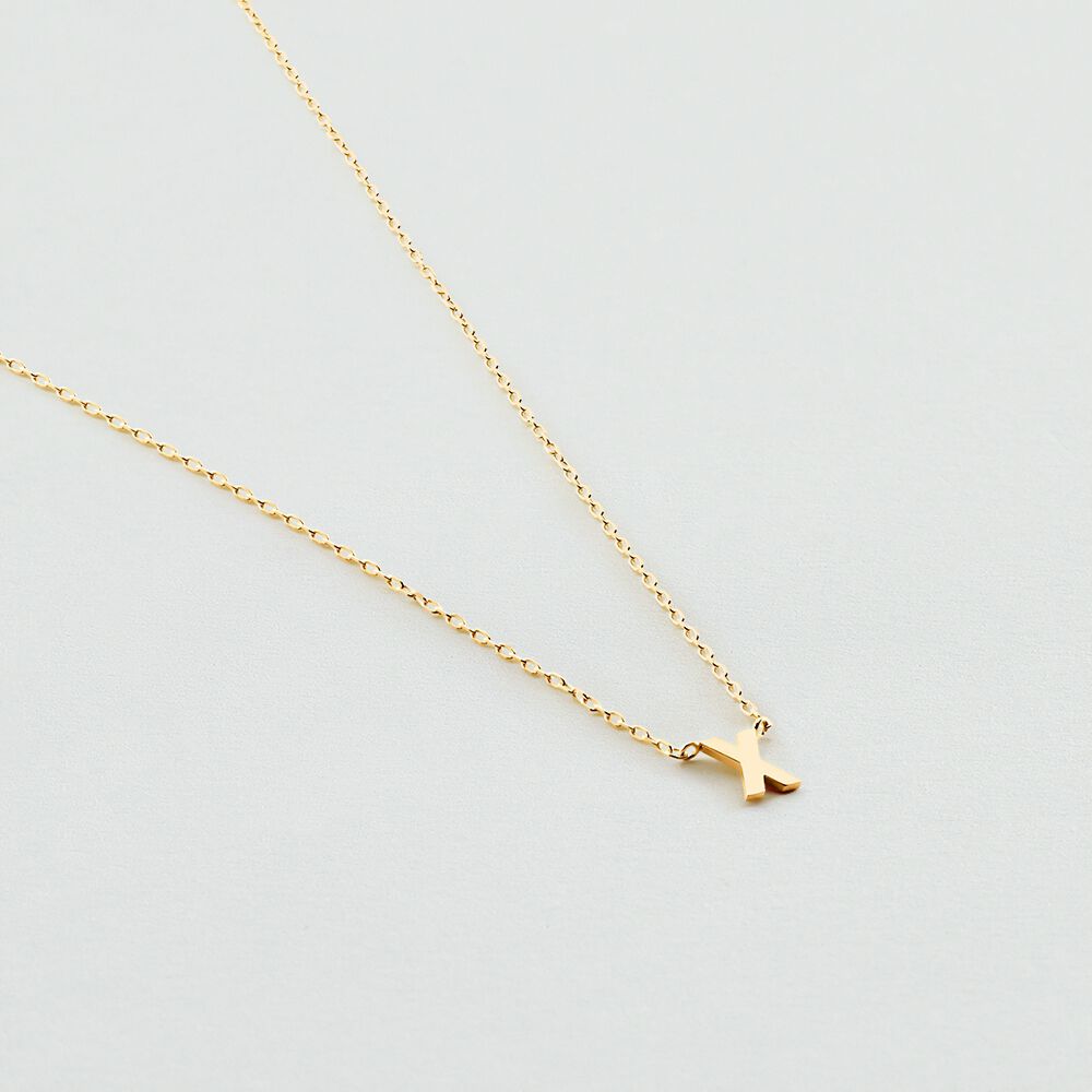 Collar corto ABC - Dorado - Collar corto  | Agatha