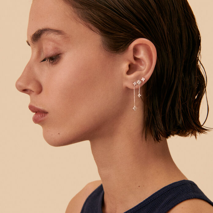 Piercing mini BELOVED - Cristal / Plateado - Piercings  | Agatha
